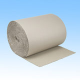 Wellpappe auf Rollen auch Rollenwellpappe genannt wird aus Altpapier hergestellt und ist die umweltfreundliche Alternative zur herkömmlichen Luftpolsterfolie. Siehe Hauptrubrik Wellpapprollen bild 1