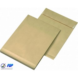 SEITENFALTEN VERSANDTASCHEN C5 hk braun (250 Stück)
