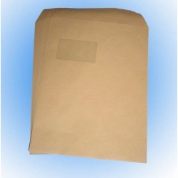 BRIEFUMSCHLÄGE FENSTER TASCHEN C4 BRAUN SK (250 Stück)