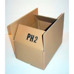 Versandkartons 260x170x120mm Doppelwellig PH2 (50 STÜCK)