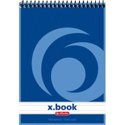 Spiralnotizblock A5 50 Blatt holzfrei 60g/m² weiß liniert