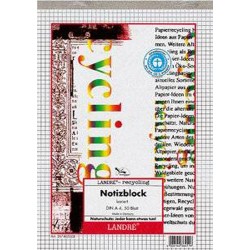 Briefblock Notizblock A4 50 Bl. UWS-Papier kariert (1 Stück)