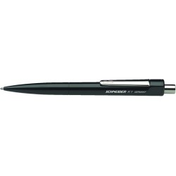 Kugelschreiber Schneider K1 schwarz/schwarz Stahlclip