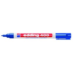 Permanentmarker Edding 400 Rundspitze 1mm blau / 1 St.