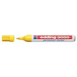 Permanentmarker Edding 3000 nachfüllbar gelb (1 Stück)