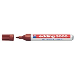 Permanentmarker Edding 3000 nachfüllbar braun (1 Stück)