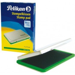 Stempelkissen Metall 7 x 11 cm grün Pelikan Größe 2 / 1 St.