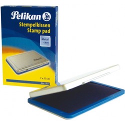 Stempelkissen Pelikan Metall 7 x 11 cm blau Pelikan Größe 2 /1St