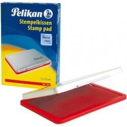 Stempelkissen Pelikan Metall 7 x 11 cm rot Pelikan Größe 2 /1 St