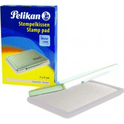 Stempelkissen Metall 7x11 cm ungetränkt Pelikan Größe 2 / 1 St.