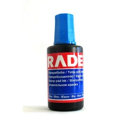 Stempelfarbe ohne Oel 25 ml Verstreichflasche blau