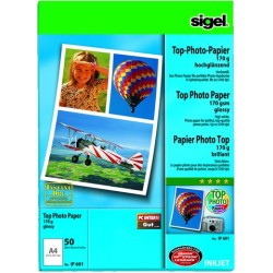 Fotopapier Inkjet-Papier Sigel IP601 A4 170g glossy 50 Blatt