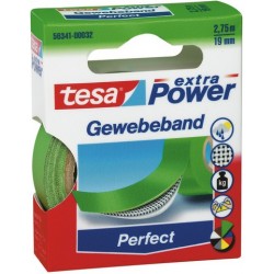 Gewebeband Tesa "Extra Power" 2,75m x 19mm grün (1 Rolle)