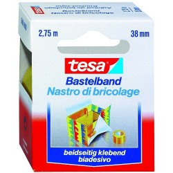 Bastelband Tesa-Fix 38mmx2,75m doppelseitig klebend 1 Pckg.