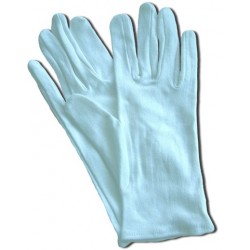Handschuhe Trikot Baumwolle Größe 10 = XL weiß  1 Paar