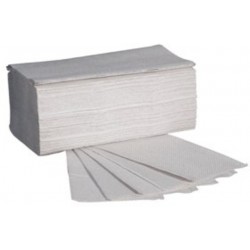 Handtuch Format 25,0x23,0cm 1lg. Krepp grau ZZ-Falz VE=5000St.