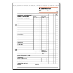 Kassenberichtsblock Sigel KA515 A5 50 Blatt einseitig bedruckt