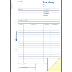Bestellscheinbuch A5 Zweckform 1406 m. Blaupause 2x50 Blatt