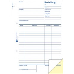 Bestellscheinbuch A5 Zweckform 1406 m. Blaupause 2x50 Blatt