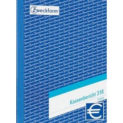 Kassenberichtsblock Zweckform 318 A5 50Bl m. Bestandsrechnung