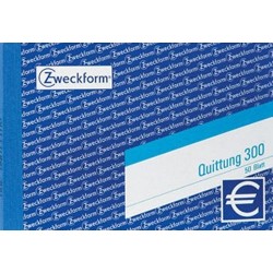 Quittungsblock Zweckform 300 DIN A6 quer 50 Blatt / 1 St.