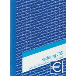 Rechnungsblock Zweckform 706 A6 2x50 Blatt / 1 St.