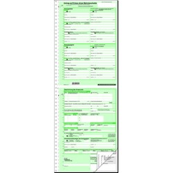 Mahnbescheid Sigel A4 hoch 2fach sd 2 x 2 Blatt / 1 Stück