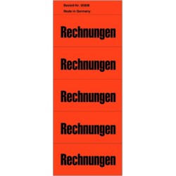 Inhaltsschilder Inhaltsschildchen sk Rechnungen rot 1 Pckg