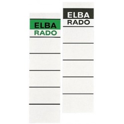 Rückenschilder 190x54 weiß einsteckbar für ELBA 8cm (10 St.)