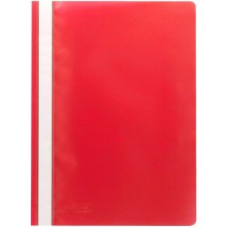 Schnellhefter Sichthefter PP-Folie A4 rot SONDERANGEBOT / 1 Stück