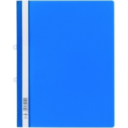 Schnellhefter Hartfolie mit Abheftmechanik DURABLE A4 blau 25St.