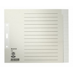 Register Leitz 1224 Blanko A4 Papier 200x240 15 Blatt grau /1 St