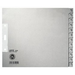 Register Leitz 1230 Dez-Jan A4 Papier 200x240 12 Blatt grau 1 St