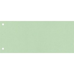 Trennstreifen Trennlaschen 10,5x24cm 170g gelocht grün 100 St.