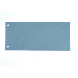 Trennstreifen Trennlaschen 10,5x24cm 180g gelocht blau 100 St.