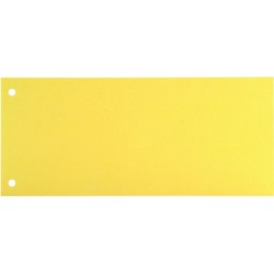 Trennstreifen Trennlaschen 10,5x24cm 170g gelocht gelb 100 St.