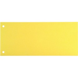 Trennstreifen Trennlaschen 10,5x24cm 170g gelocht gelb 100 St.