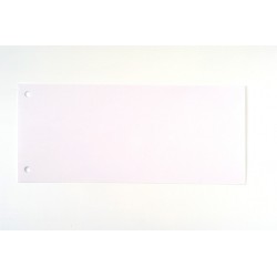 Trennstreifen Trennlaschen 10,5x24cm 170g weiß (100 Stück)