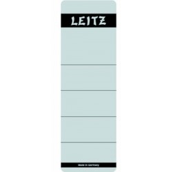 Rückenschilder Leitz 1642 195x61 kurz breit sk grau / 1 Pckg.