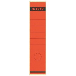 Rückenschilder Leitz 1640 sk 285x61 Loch unten rot / 1 Pckg.