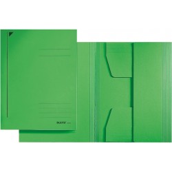 Jurismappe Leitz 3924 Karton 300 g/m² 3 Klappen A4 für 250 Blatt grün