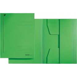 Jurismappe Leitz 3924 Karton 430 g/m² 3 Klappen A4 für 250 Blatt grün
