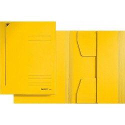 Jurismappe Leitz 3924 Karton 430 g/m² 3 Klappen A4 für 250 Blatt gelb
