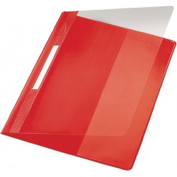 Schnellhefter Exquisit LEITZ 4194 DIN A4 kfm. Heftung rot / 1St.