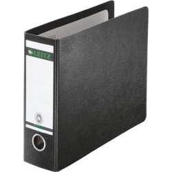 Ordner Leitz 1071 1/6 DIN Hartpappe Rücken 77mm schwarz /1St.