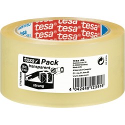 Klebeband 50mmx66m Transparent TESA hohe Klebkraft leise abrollend 1 Rolle