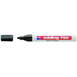 Lackmarker Edding 750 wasserfest schwarz (1 Stück)