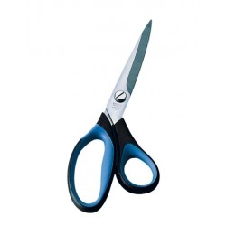 Schere Wedo SOFT-CUT Edelstahl ergo. Griff schwarz/blau 21cm 1 Stück