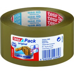 Klebeband TESA Ultra Strong PVC 50 mm x 66 m braun (6 Rollen)