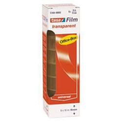 Klebefilm Tesa 12mm x 10m transparent PP Office-Box 12 Rollen